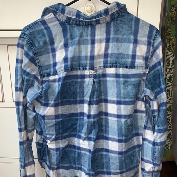 American Eagle blue flannel - Picture 4 of 4